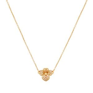 KATE SPADE • Gold Precious Pansy Necklace
